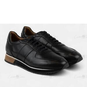 NEW LUSSO BENI men's zeno sneakers in black